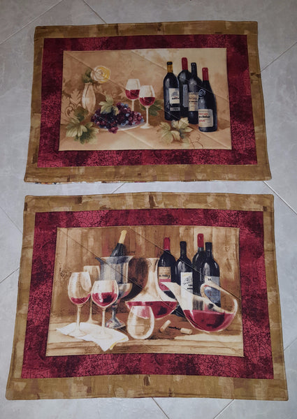 Wine placemats