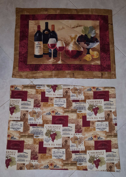 Wine placemats