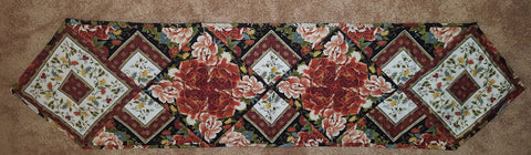 Asian floral table runner