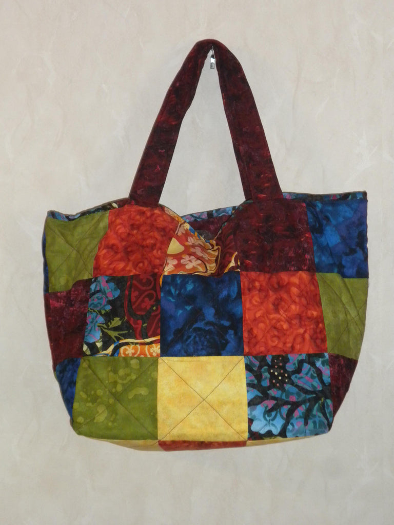 Multi-color tote bag